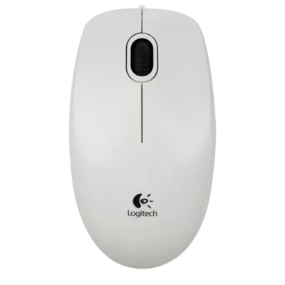 Mouse Logitech B100, Alb