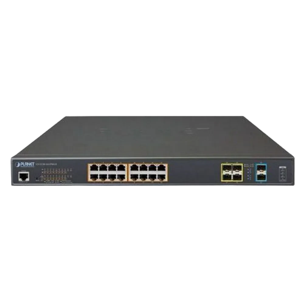 PoE коммутатор Planet GS-5220-16UP4S2X, IEEE 802.3af/at