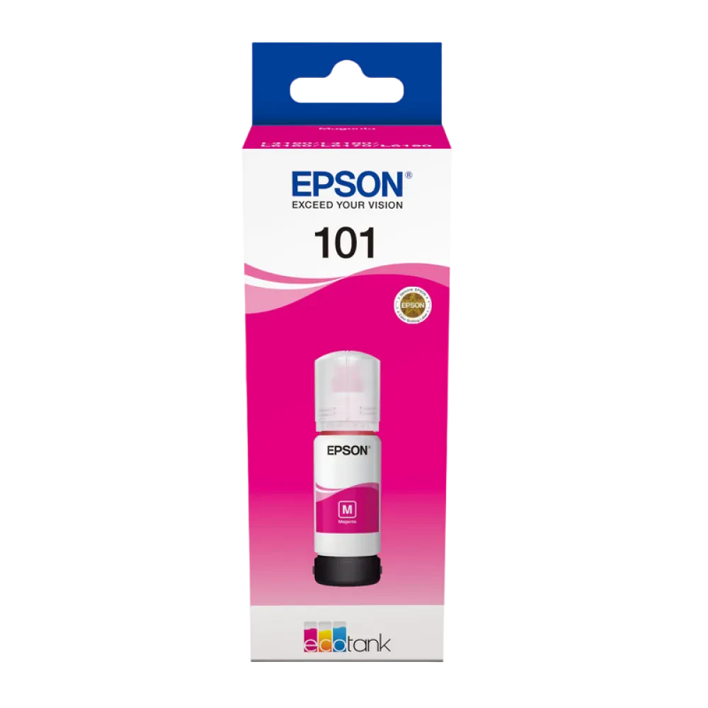 Контейнер с чернилами Epson 101 EcoTank, 70мл, Пурпурный