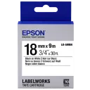 Картридж с лентой Epson LK-5WBN, 18 мм x 9 м