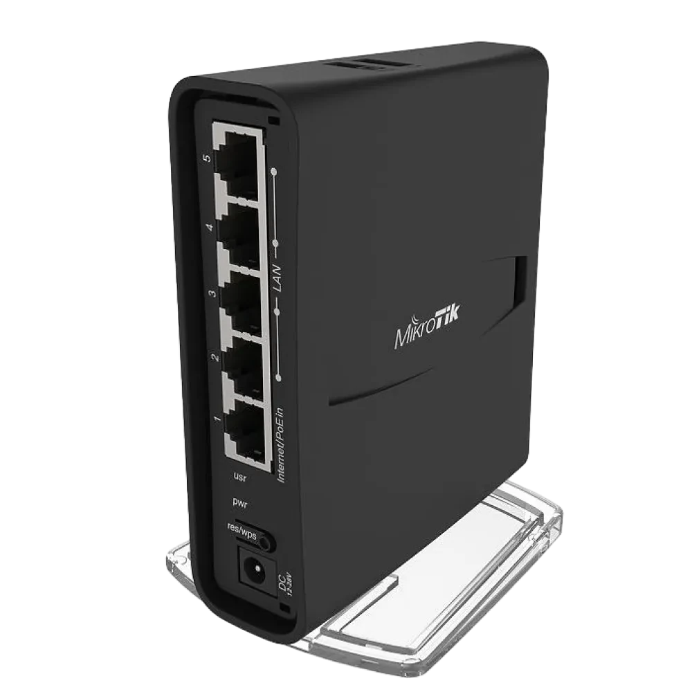 Беспроводной маршрутизатор MikroTik hAP AC2, Чёрный