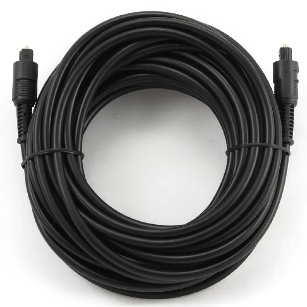 Cablu audio Cablexpert CC-OPT-10M, Toslink - Toslink, 10m, Negru