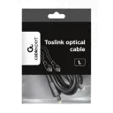 Cablu audio Cablexpert CC-OPT-1M, Toslink - Toslink, 1m, Negru