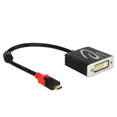Adaptor Video APC Electronic APC-631003, Type-C - DVI-D (F), 0,1m, Negru