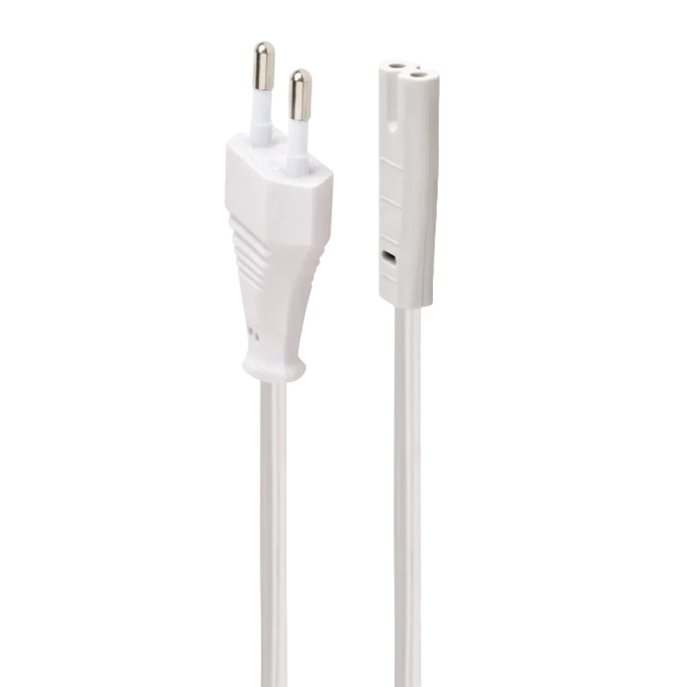 Шнур питания Cablexpert PC-184/2-W, 1,8м, Белый