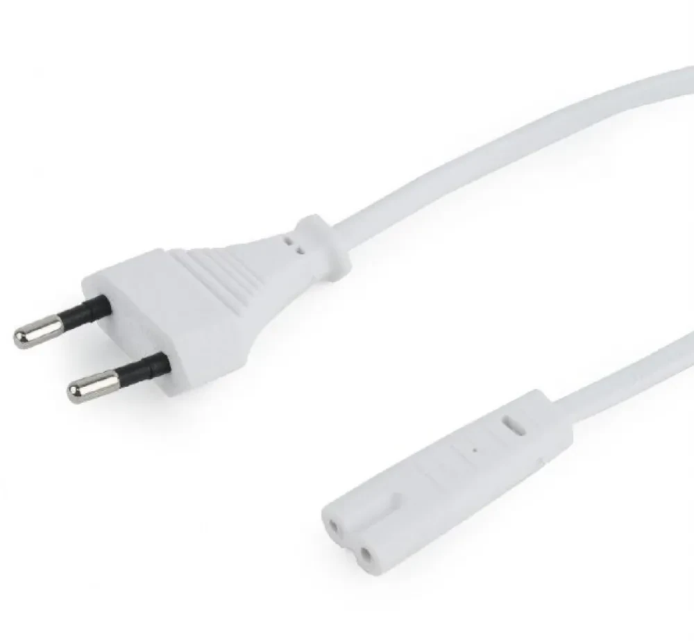 Шнур питания Cablexpert PC-184/2-W, 1,8м, Белый