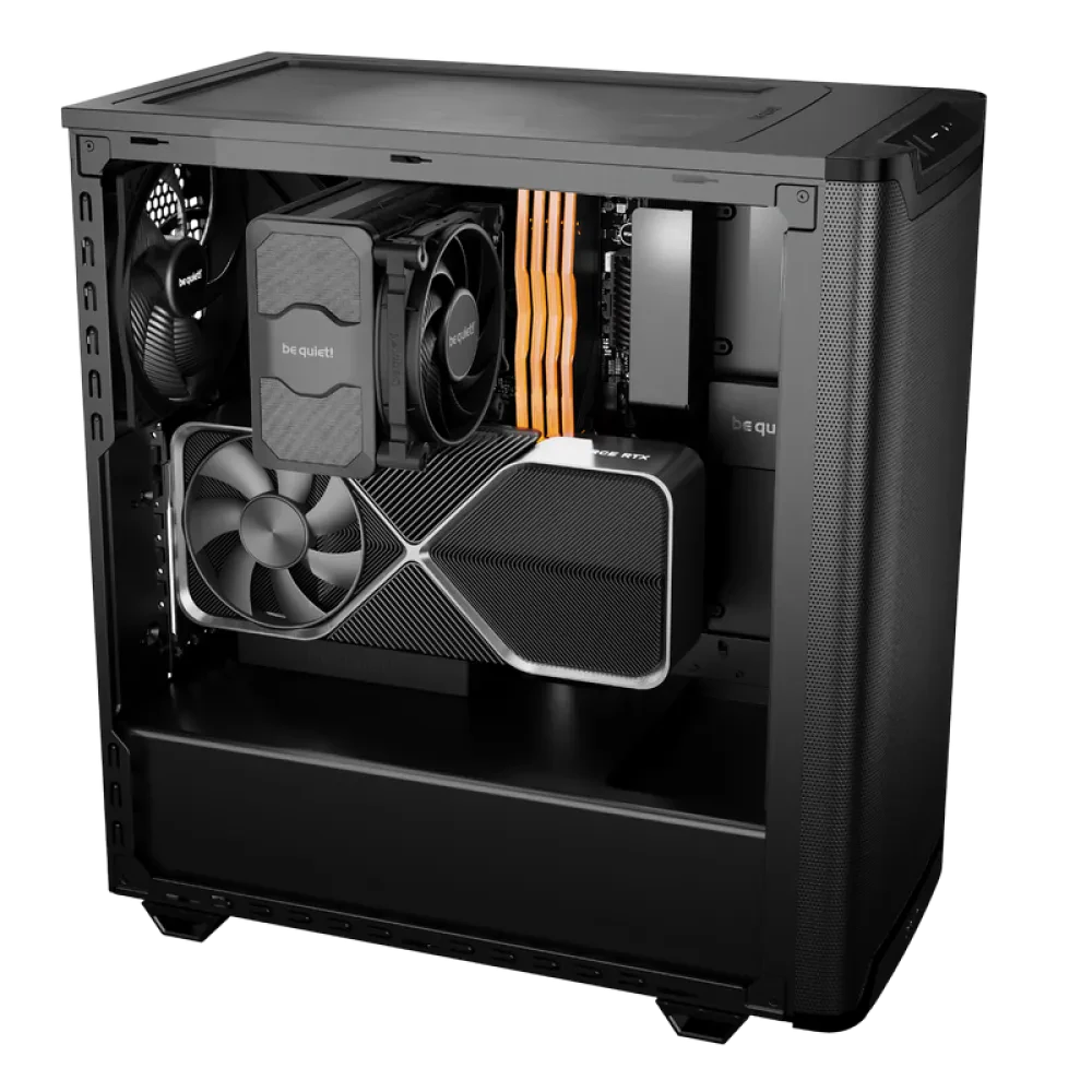 Carcasă PC be quiet! Pure Base 501 Airflow, Midi-Tower, Fără PSU, Negru