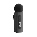 Microfon portabil pentru înregistrare vocală Boya BY-V3 Combo, Fără fir, Negru