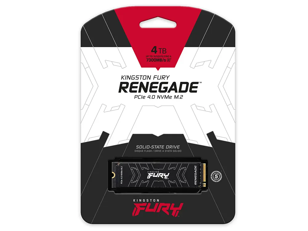 Накопитель SSD Kingston FURY Renegade, 4000Гб, SFYRD/4000G
