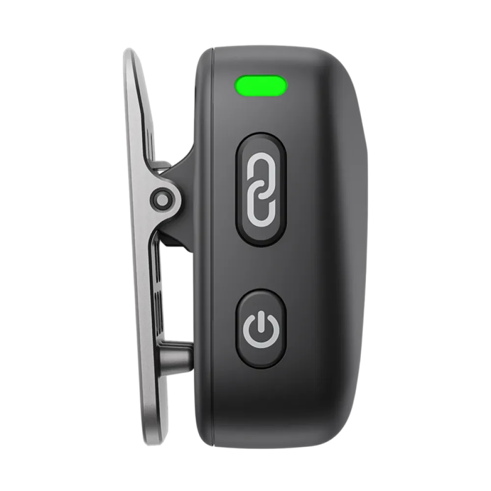 Microfon portabil pentru înregistrare vocală DJI Mic Mini (1 TX + 1 RX), Fără fir, Negru