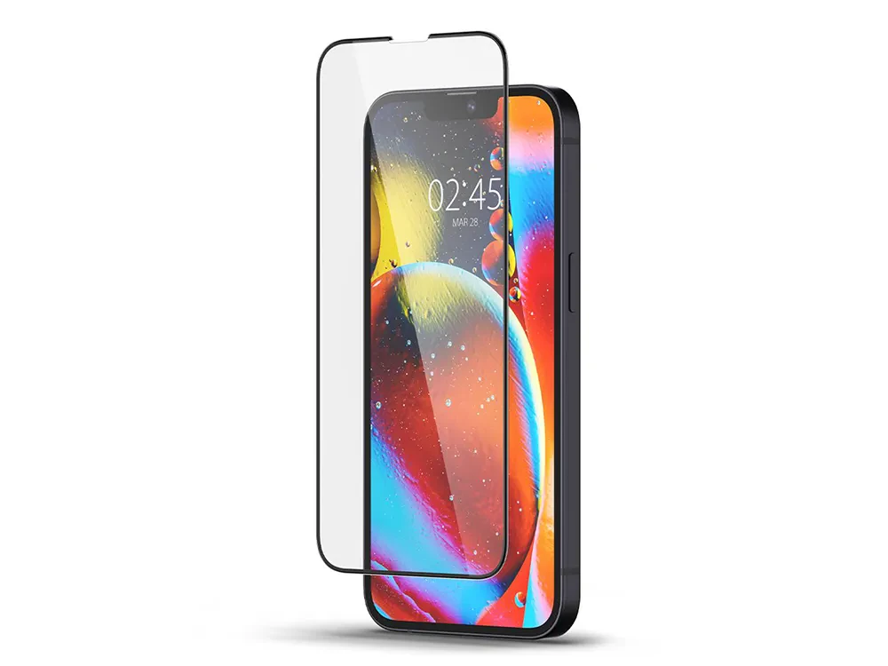 Sticlă de protecție Spigen iPhone 14 Plus, Glass FC, Negru