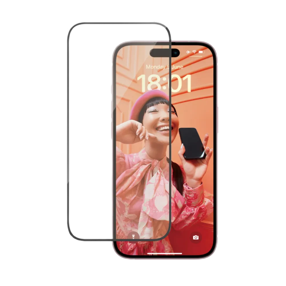 Защитное стекло PanzerGlass iPhone 15 UWF wA, Прозрачный