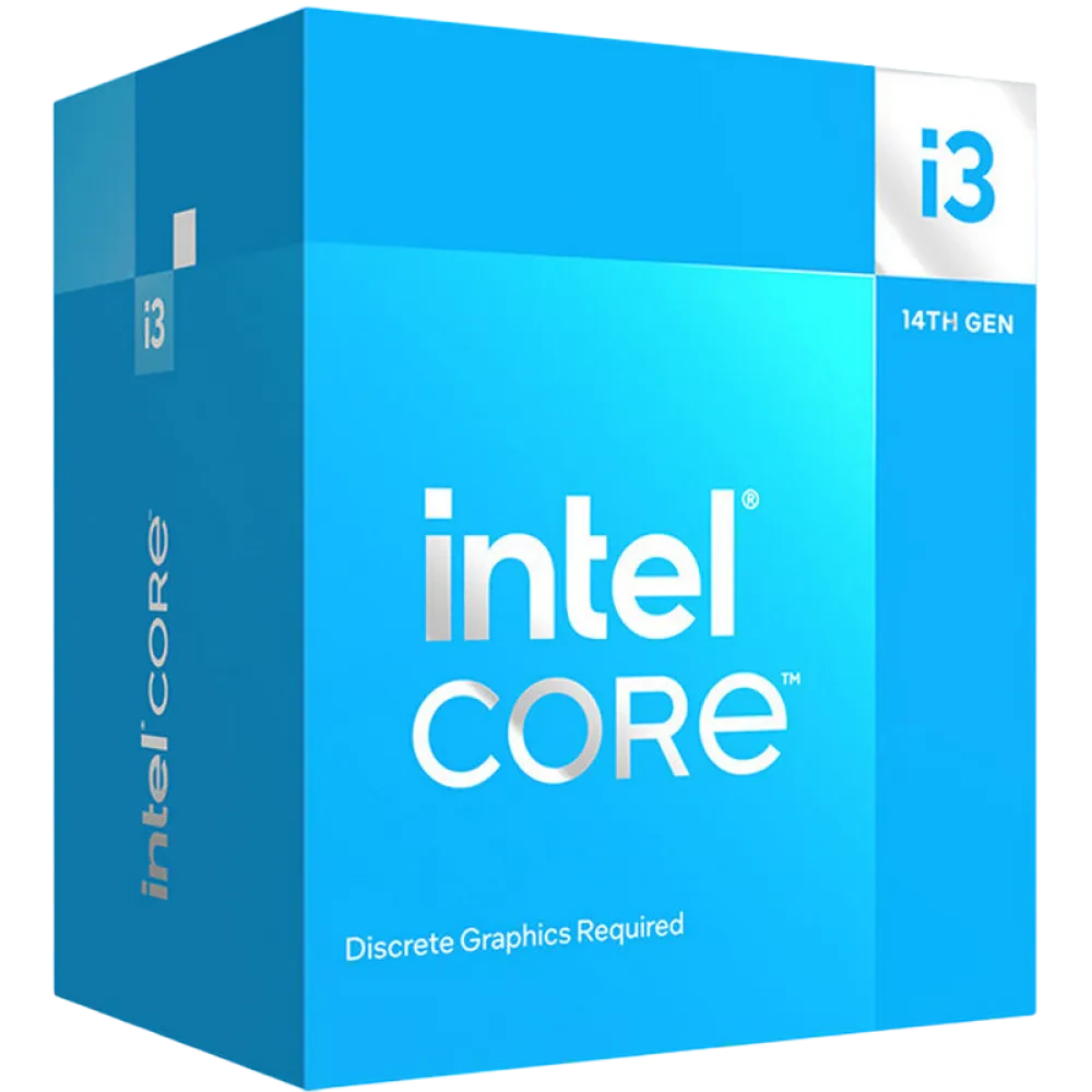 Процессор Intel Core i3-14100F, Нет встроенной графики,  | Tray