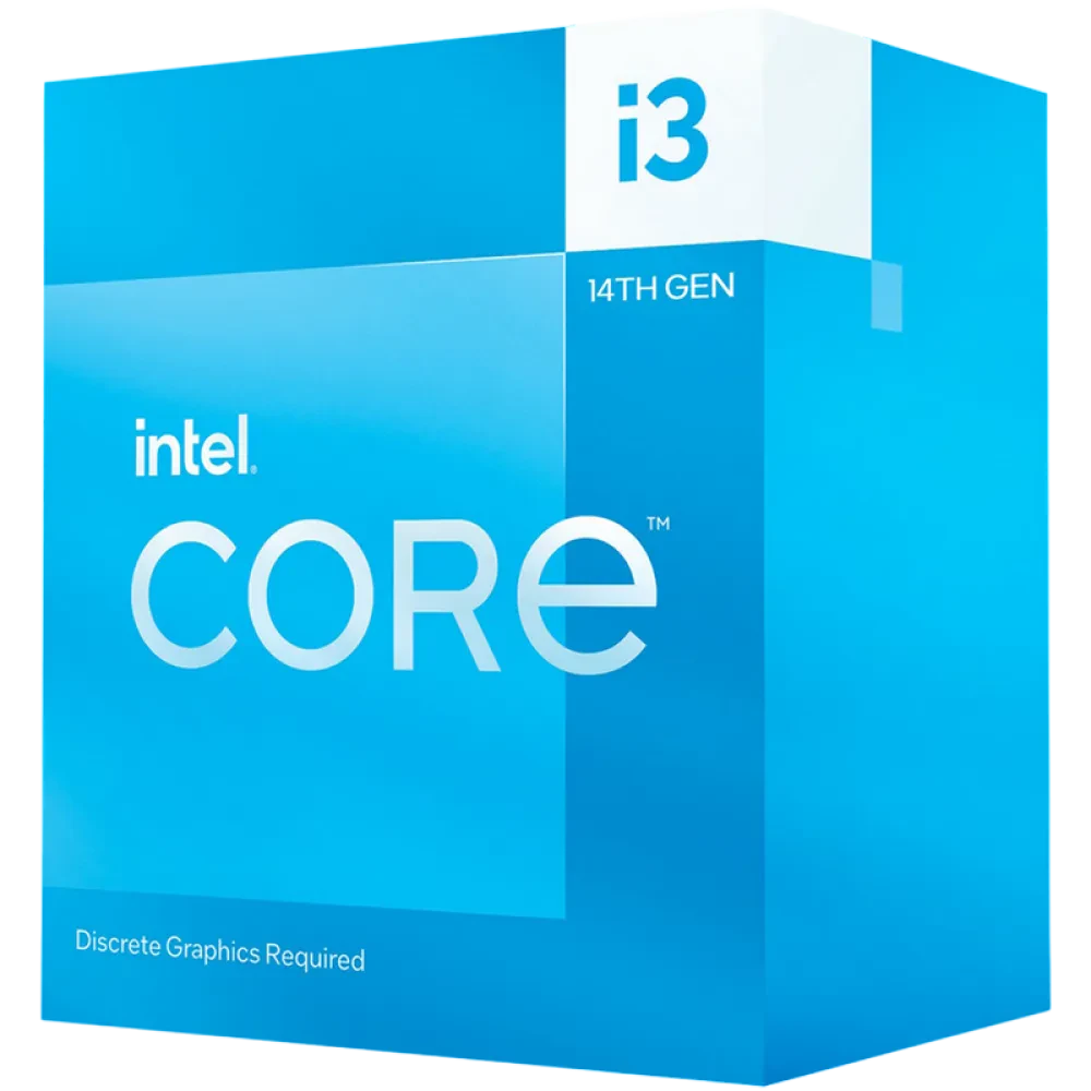 Процессор Intel Core i3-14100F, Нет встроенной графики,  | Tray
