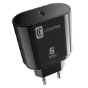 Încărcător Cellularline USB-C Charger 25W, Negru