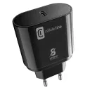 Încărcător Cellularline USB-C Charger 25W, Negru
