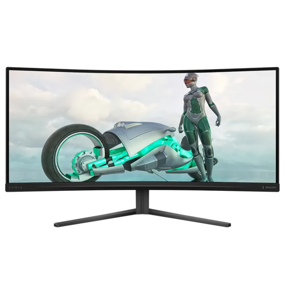 34" Игровой монитор Philips 34M2C3500L, VA 3440x1440 WQHD, Чёрный