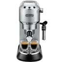 Cafetiera manuala DeLonghi Dedica Pump Espresso, 1300W, Argintiu