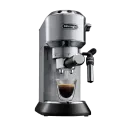 Cafetiera manuala DeLonghi Dedica Pump Espresso, 1300W, Argintiu