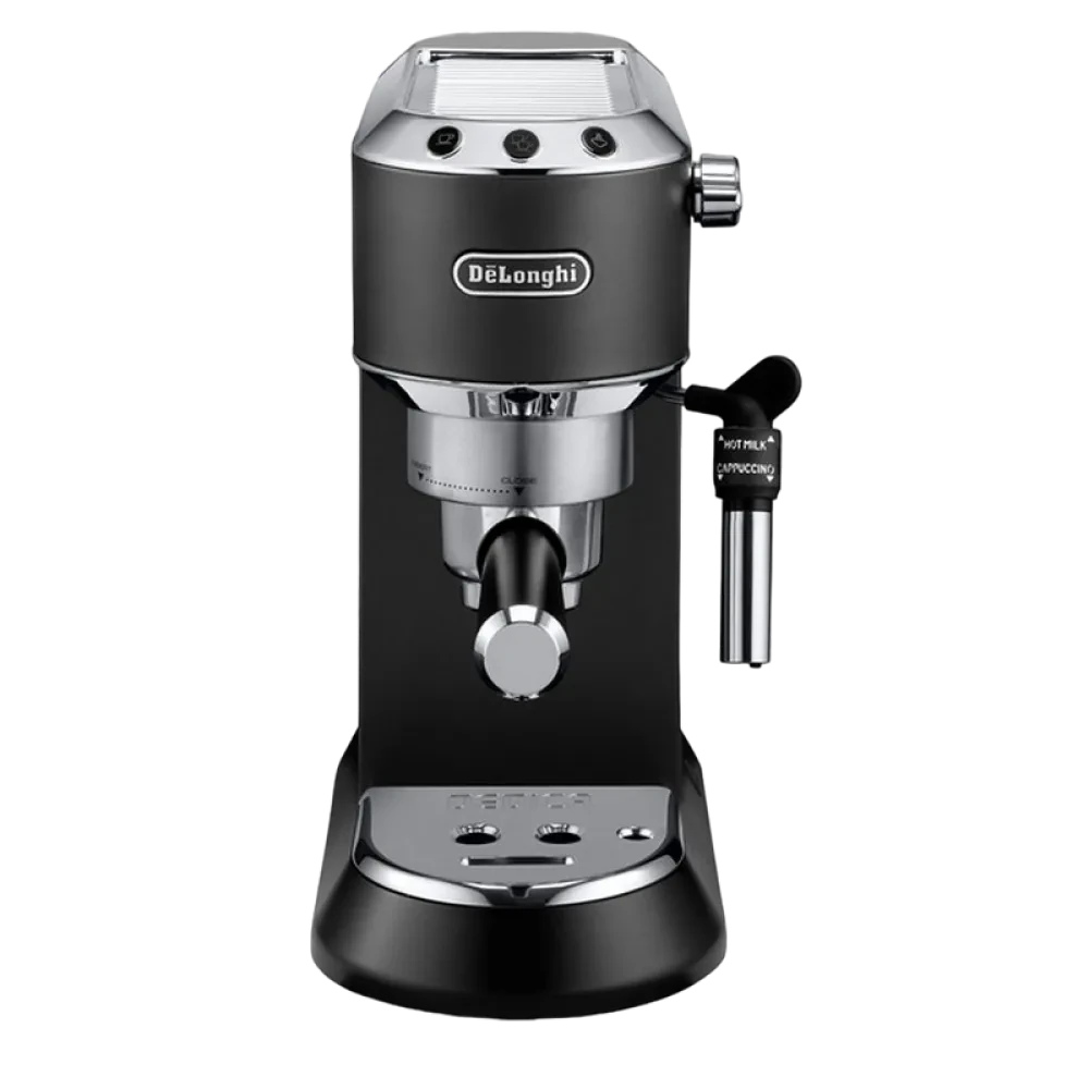 Кофеварка рожковая DeLonghi Dedica Pump Espresso, 1300Вт, Чёрный