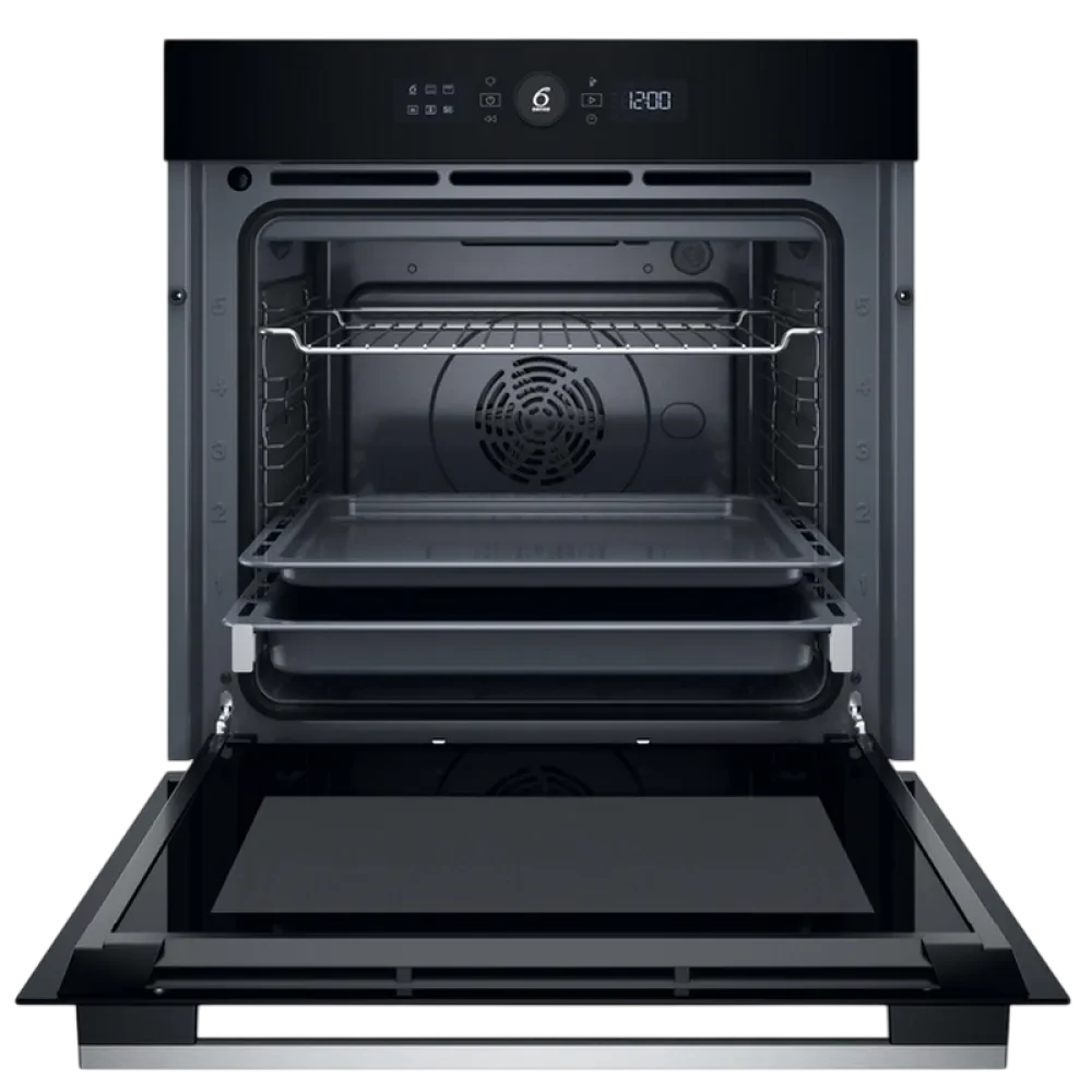 Электрический духовой шкаф Whirlpool WOI5S8CM1SXA, Чёрный | Нержавеющая сталь