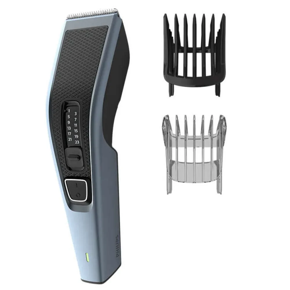 Aparat de tuns Philips Series 3000 HC3530/15, Albastru deschis | Negru