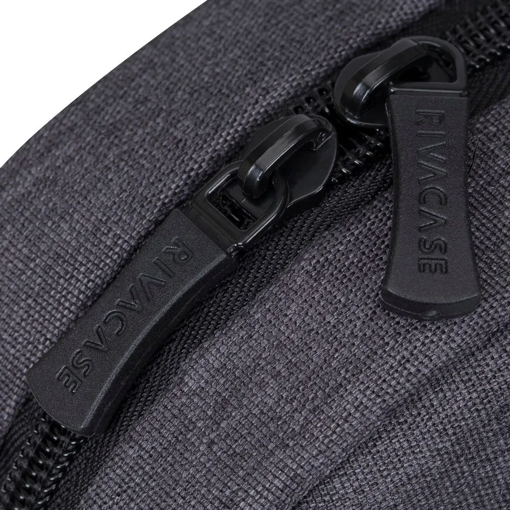 Geantă pentru Laptop Rivacase Suzuka, 15.6", Poliester, Negru