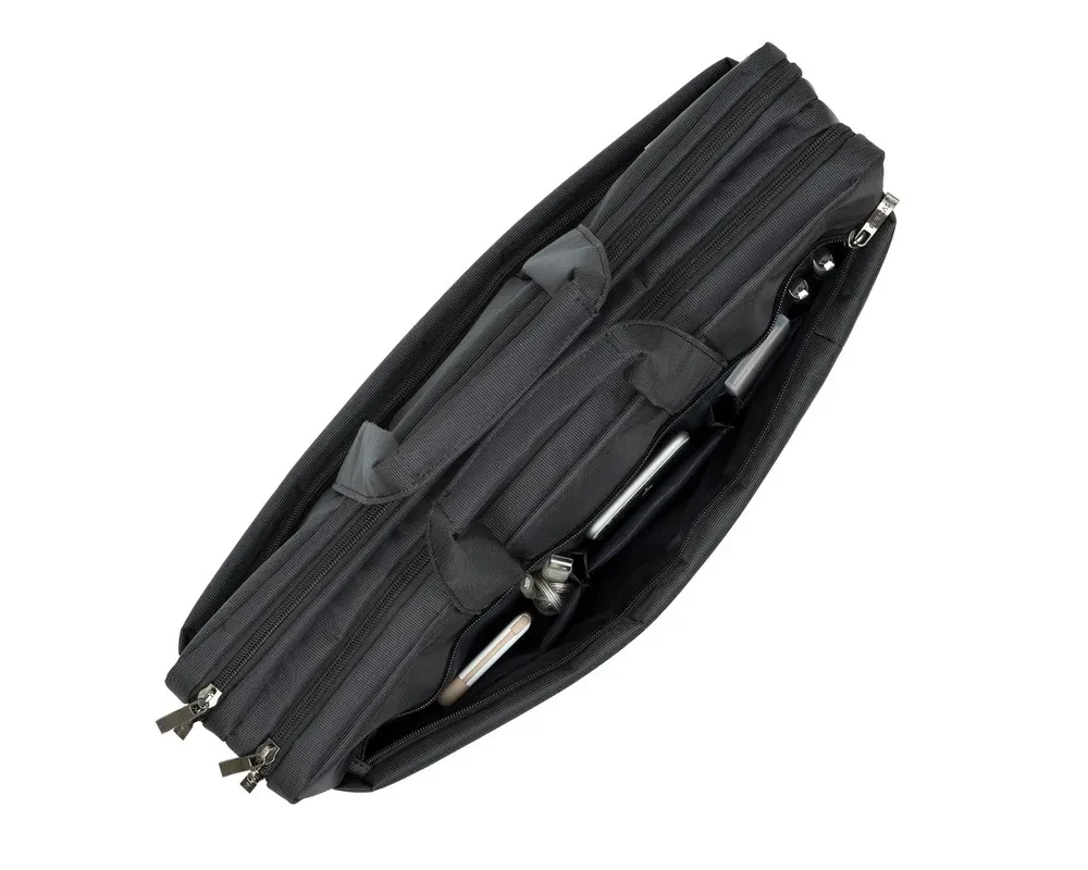 Geantă pentru Laptop Rivacase Central, 17.3", Poliester, Negru