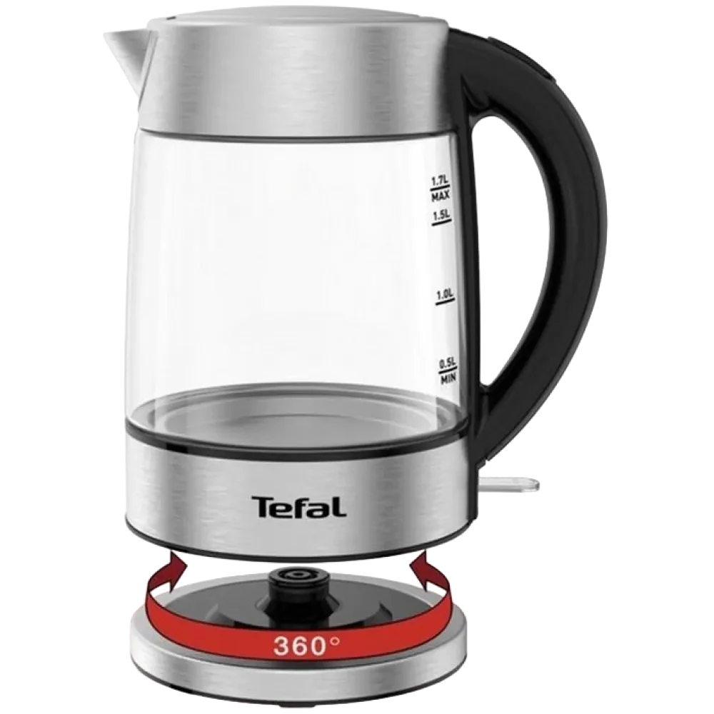 Fierbător electric Tefal KI772D38, Argintiu