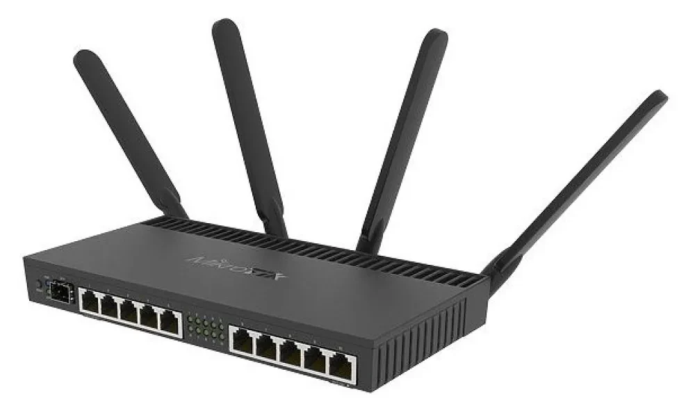Router MikroTik RB4011iGS+5HacQ2HnD-IN, Negru