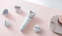 Epilator PHILIPS BRE740/10, Alb