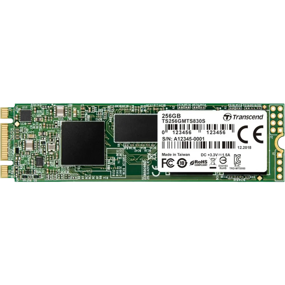 Накопитель SSD Transcend 830S, 256Гб, TS256GMTS830S