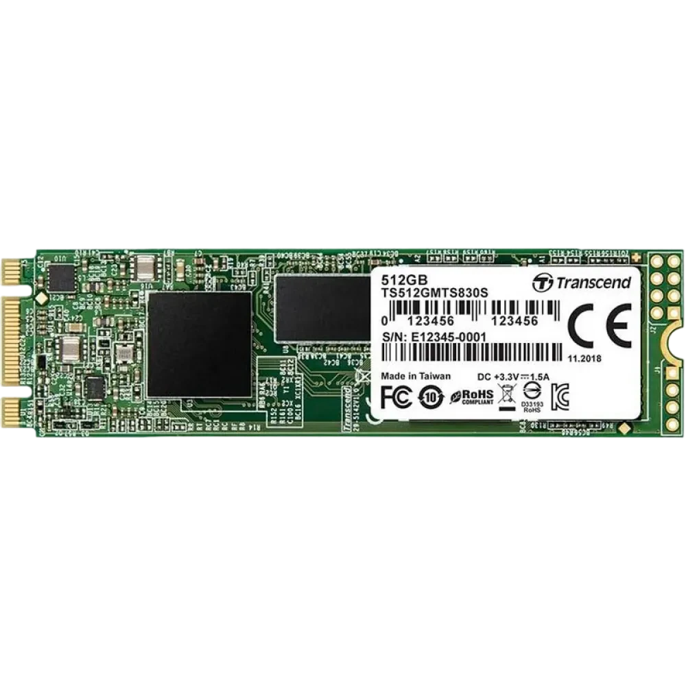 Накопитель SSD Transcend 830S, 512Гб, TS512GMTS830S