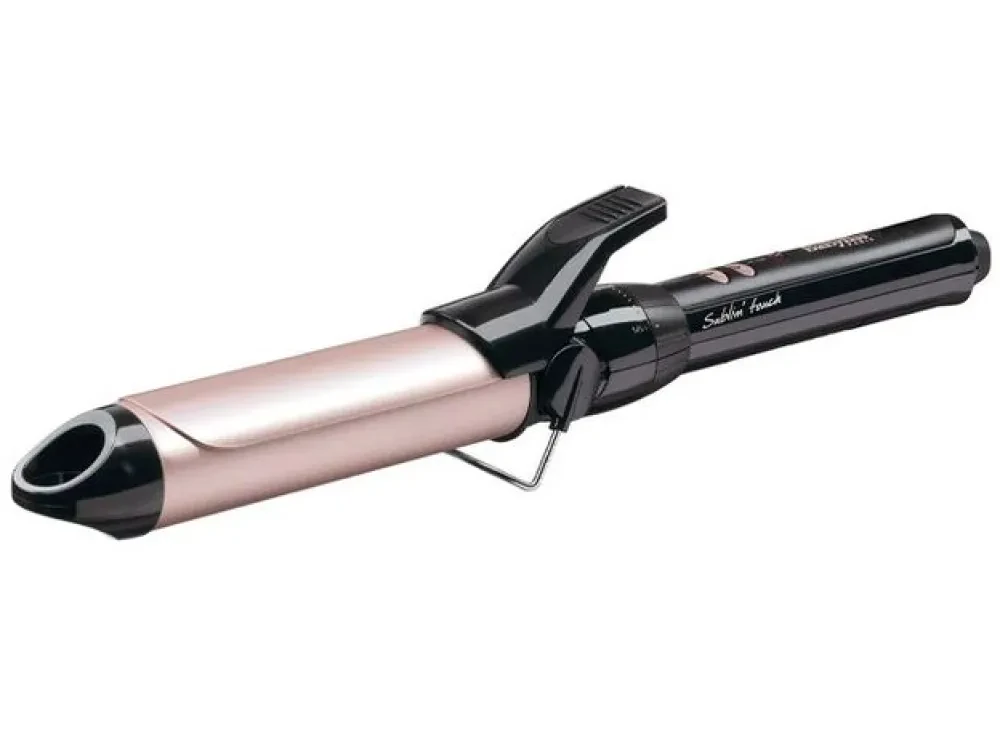 Ondulator de păr BaByliss C332E, Negru | Roz