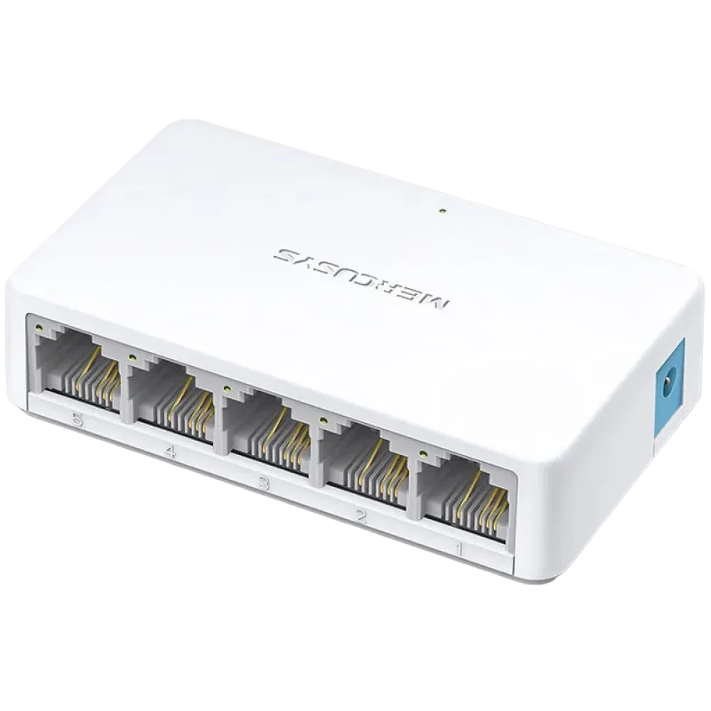 Switch de rețea MERCUSYS MS105, 5x 10/100 Mbps