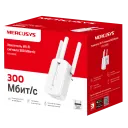 Усилитель Wi‑Fi сигнала MERCUSYS MW300RE, 300 Мбит/с, Белый