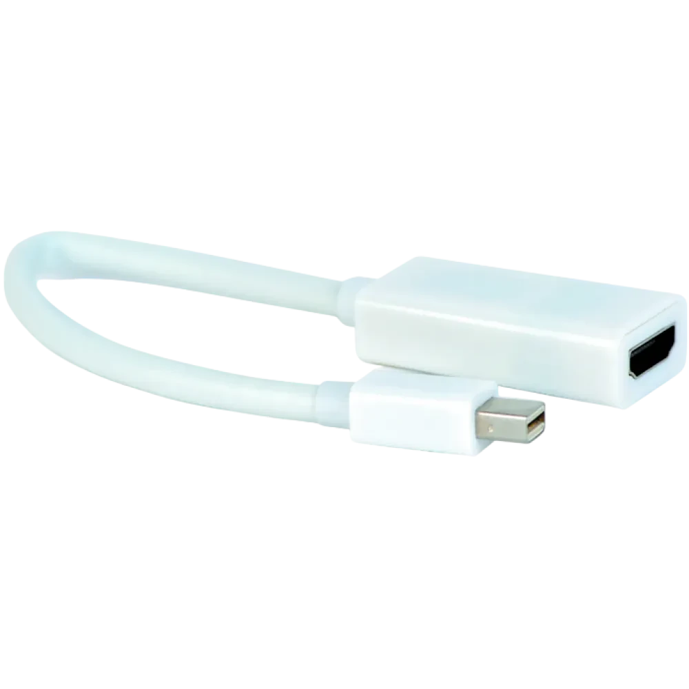 Adaptor Video Cablexpert A-mDPM-HDMIF-02-W, MiniDP (M) - HDMI (F), 0,15m, Alb