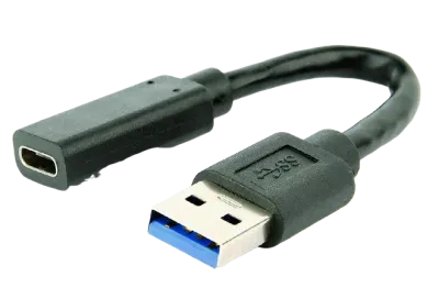 Cablu încărcare și sincronizare Cablexpert A-USB3-AMCF-01, USB Type-A/USB Type-C (F), 0,1m, Negru