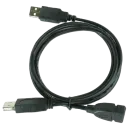 Cablu de comunicație Cablexpert CCP-USB22-AMAF-3, 2AM/AF/USB Type-A (F), 0,9m, Negru