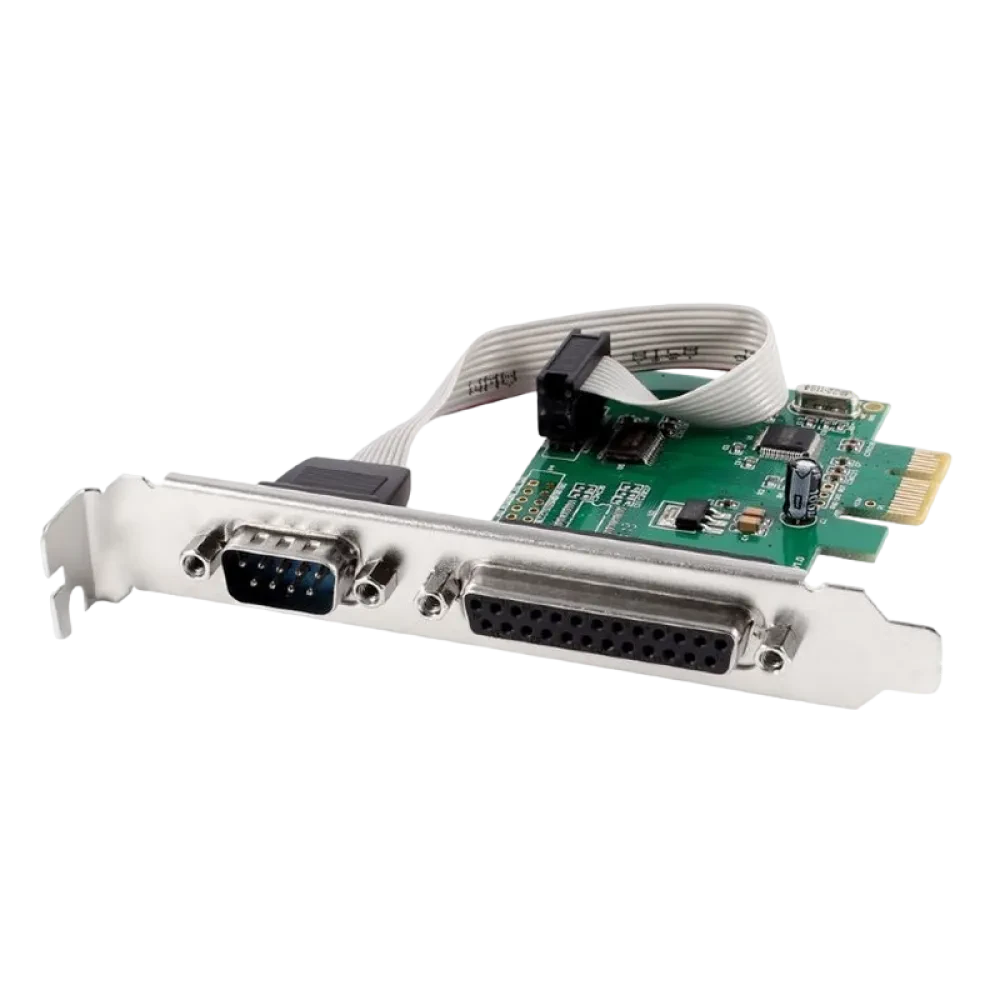 Placă de extensie PCI-Express Gembird PEX-COMLPT-01, Multicolor