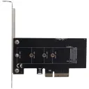 Placă de extensie Gembird PEX-M2-01, Gri