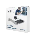 Placă de extensie Gembird PEX-M2-01, Gri