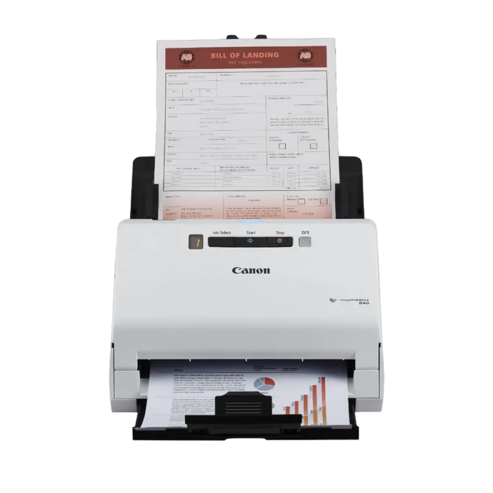 Потоковый Сканер Canon imageFORMULA R40, A4, Белый