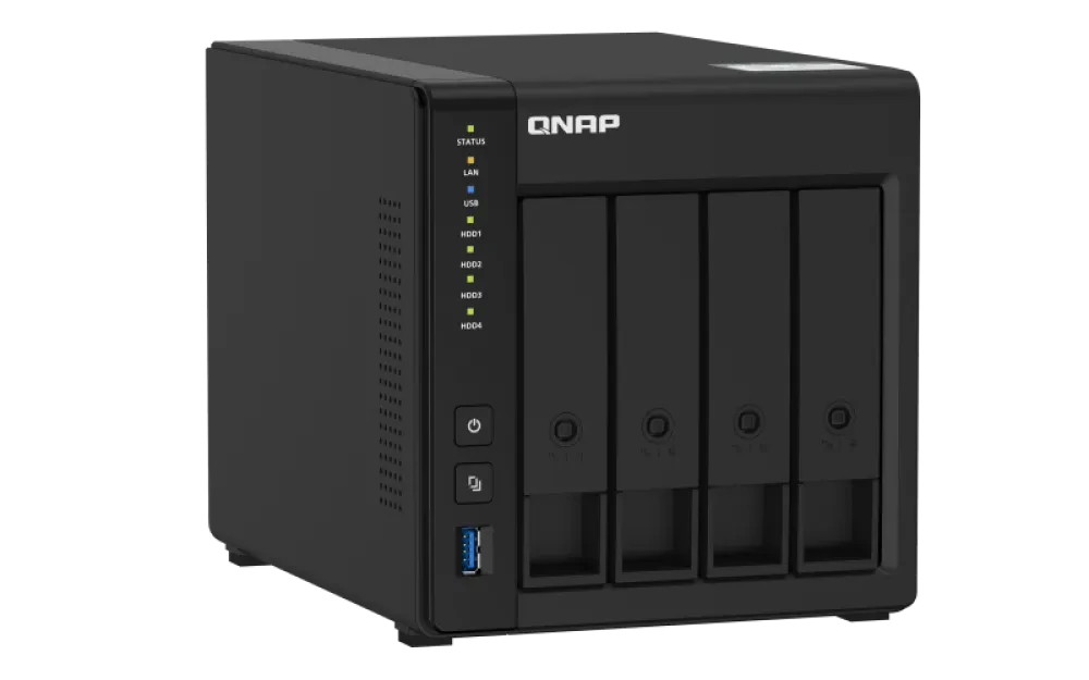 Сетевое хранилище Qnap TS-451D2, Чёрный