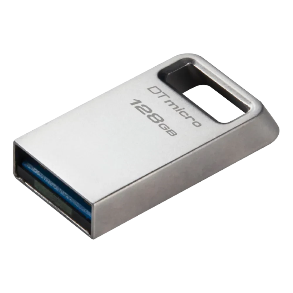 Memorie USB Kingston DataTraveler Micro, 128GB, Argintiu