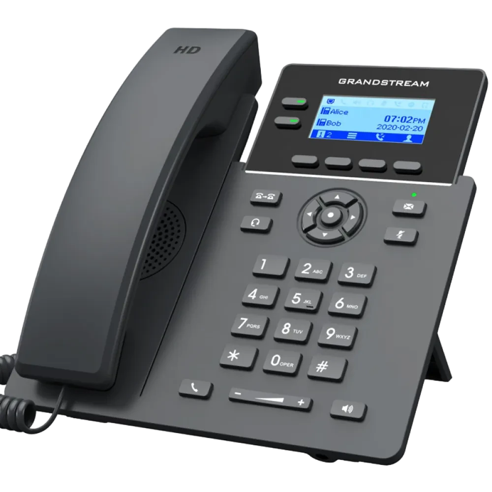 Telefon IP Grandstream GRP2602, Negru