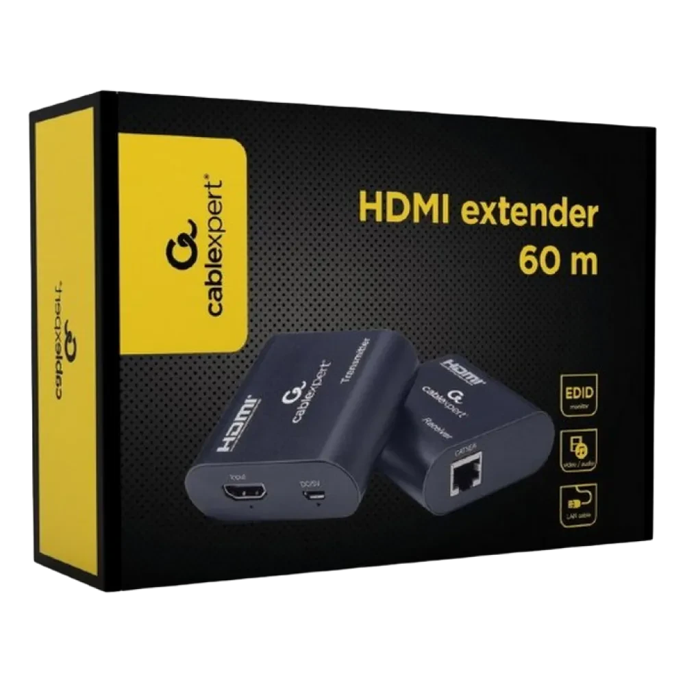  Cablexpert DEX-HDMI-03, HDMI (F) - HDMI (F), Negru