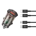 Incărcător auto XO CC50, 20W, Maro