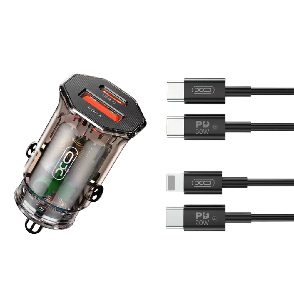 Incărcător auto XO CC50, 20W, Maro