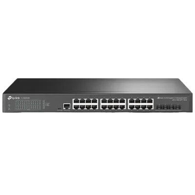 Switch de rețea TP-LINK TL-SG3428X, 24x 10/100/1000 Mbps